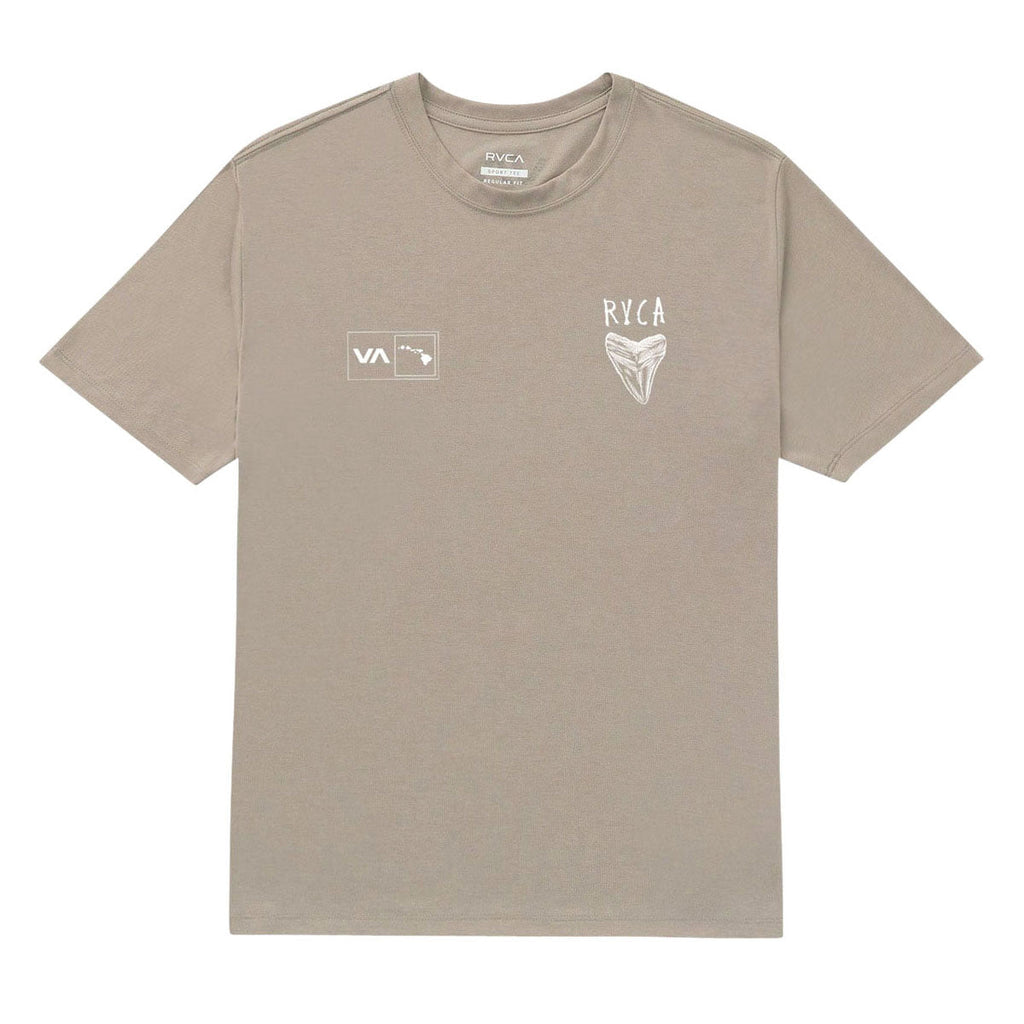 RVCA Ben Horton Hawaii T-Shirt - Brown Stone