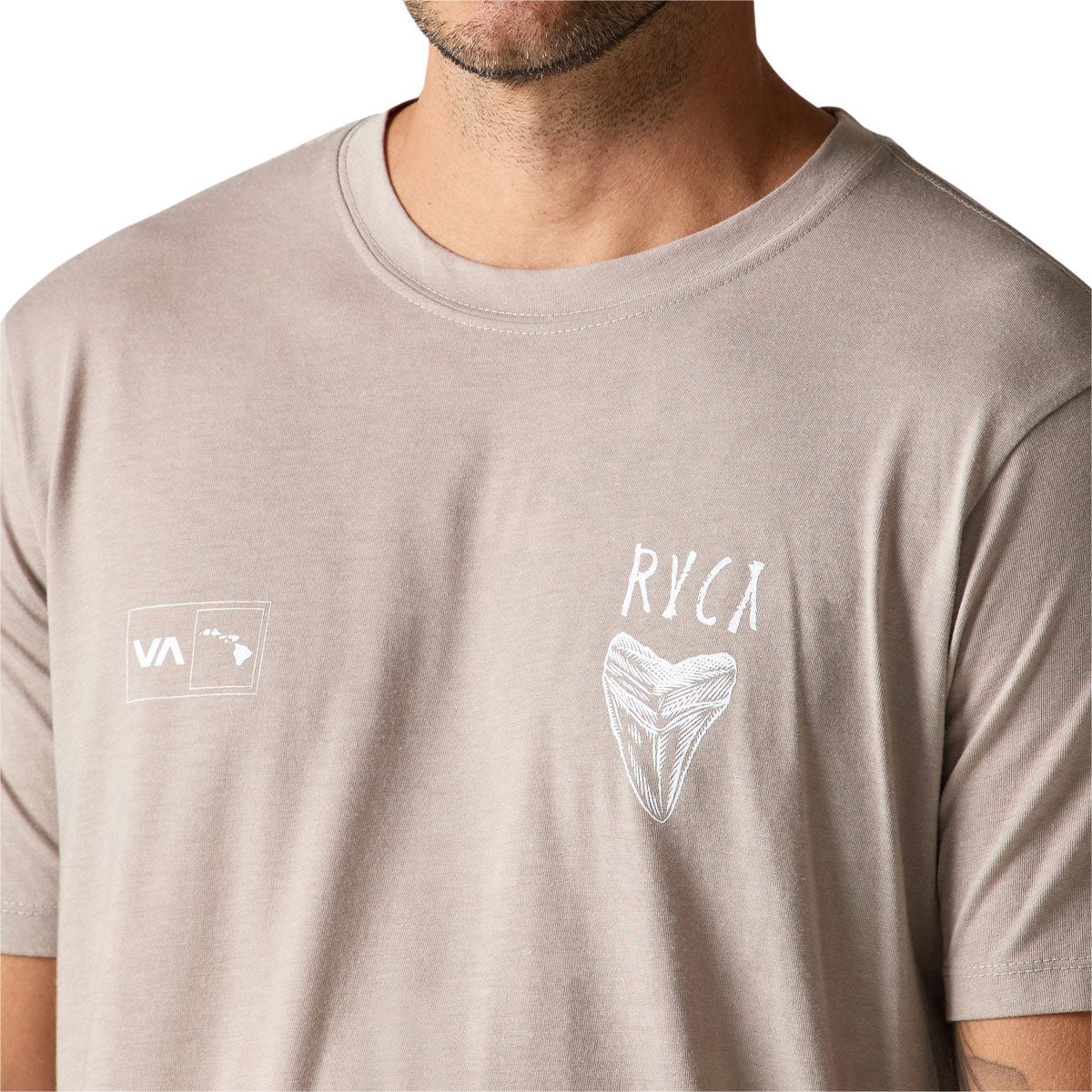 RVCA Ben Horton Hawaii T-Shirt - Brown Stone