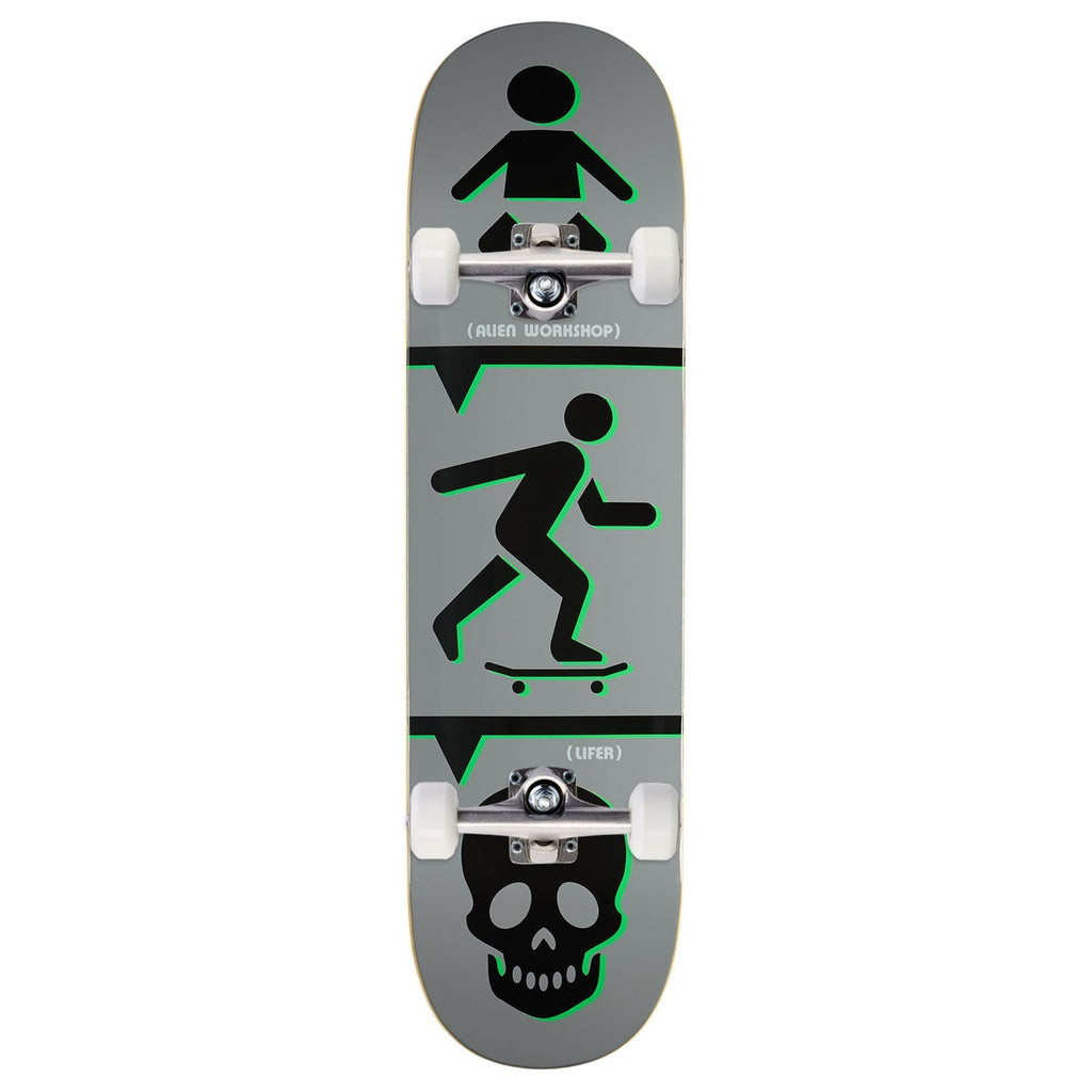 Alien Workshop Lifer Skateboard Complete - Grey - 8.44"