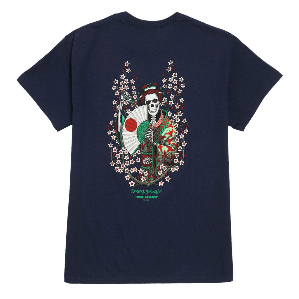 Powell-Peralta Sakura Yosozumi Samurai T-Shirt - Navy