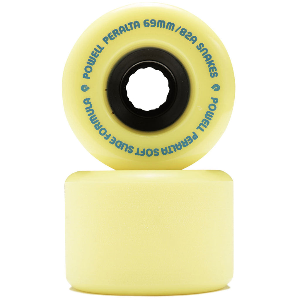 Powell-Peralta Snakes 82A Longboard Wheels - Yellow - 69mm