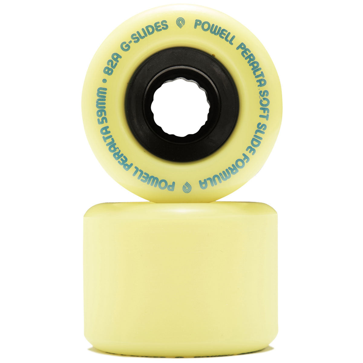 Powell-Peralta G-Slides 82A Longboard Wheels - Yellow - 59mm