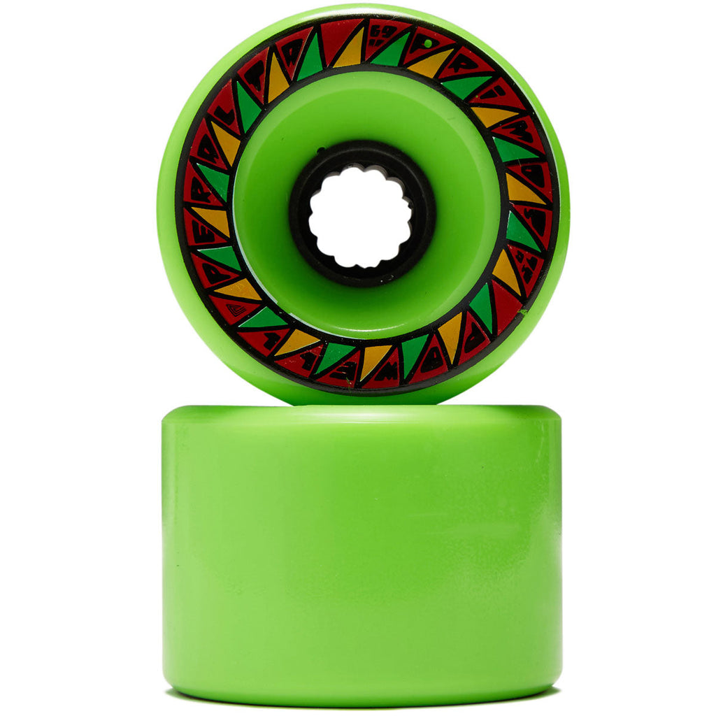 Powell-Peralta Primo 75a Longboard Wheels - Green - 69mm