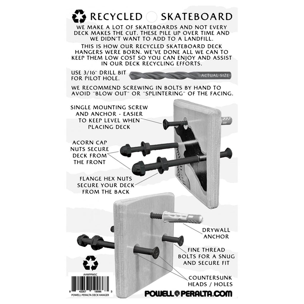 Powell-Peralta Recycled Deck Wall Hanger