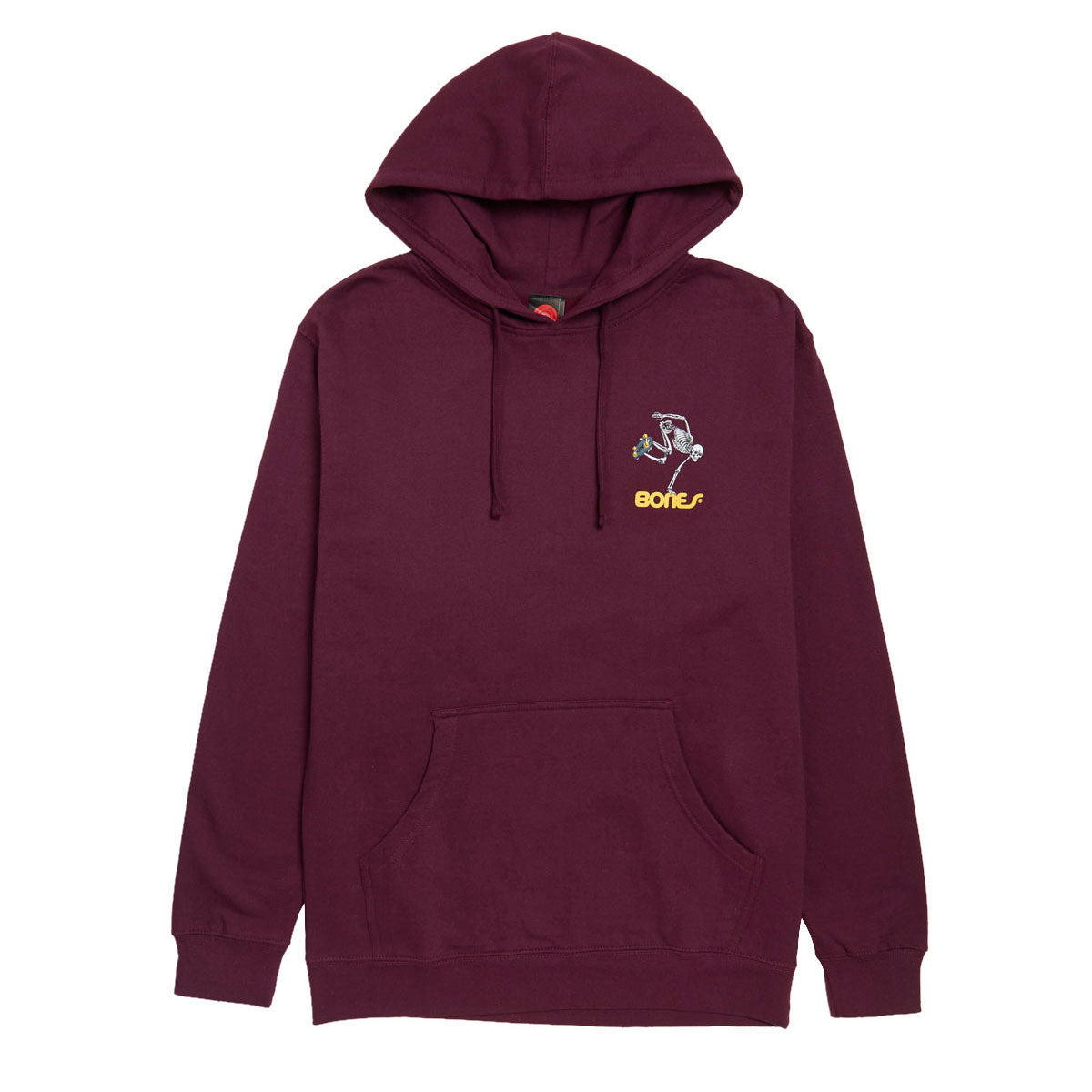 Powell-Peralta Skateboard Skeleton Hoodie - Maroon