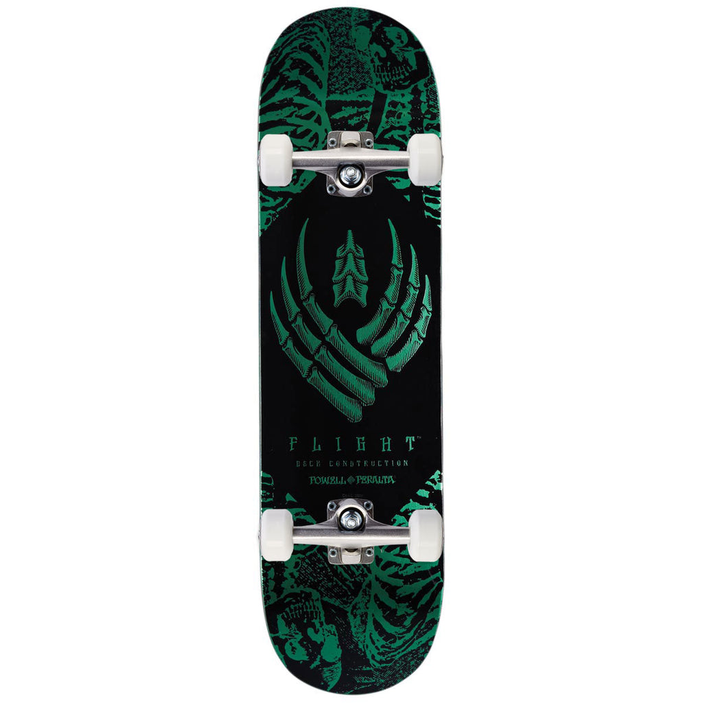 Powell-Peralta Flight Skeleton Skateboard Complete - Teal Foil - 8.13"