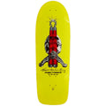 Powell-Peralta Bruce Lee Skull And Numchucks Skateboard Deck - Yellow - 10.00"