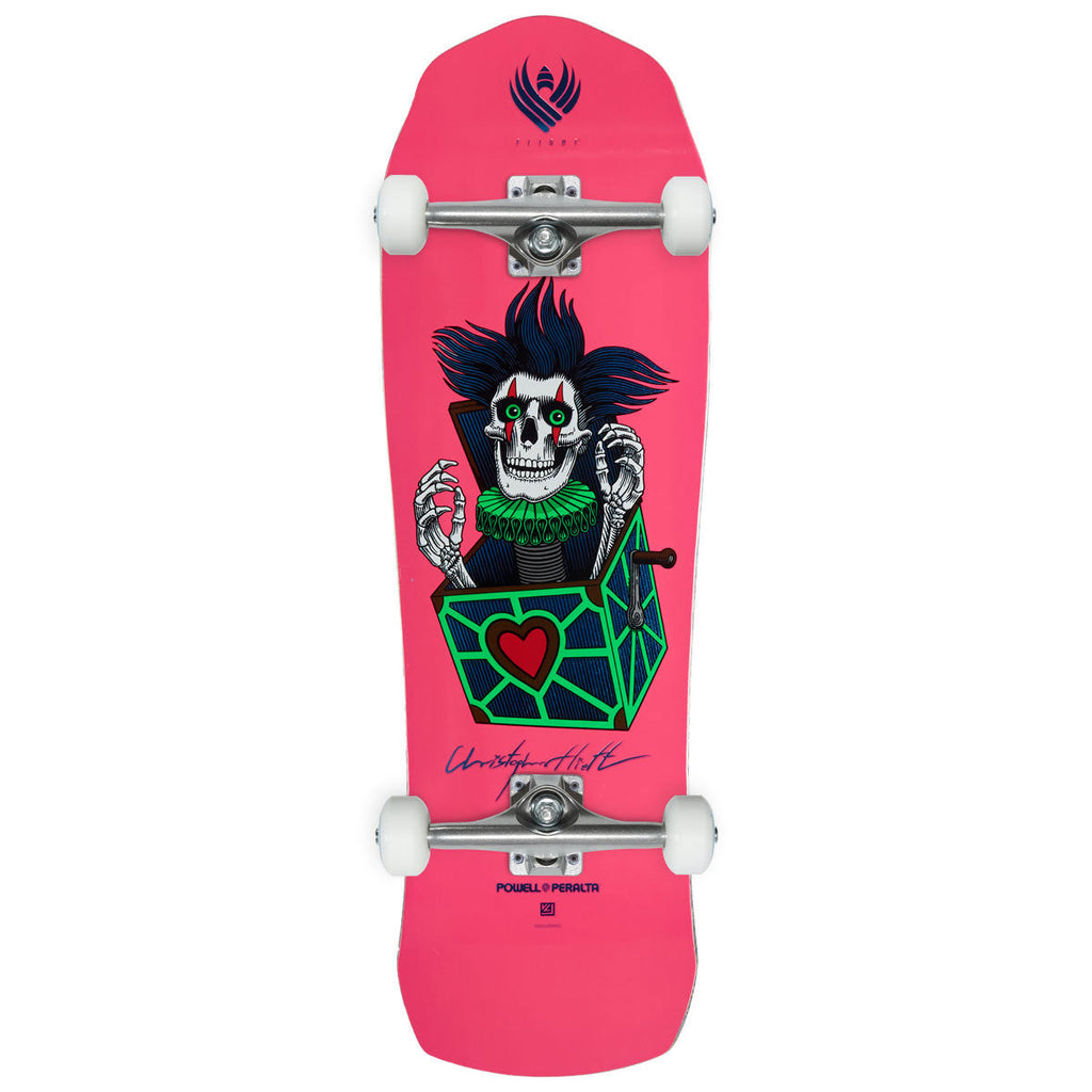 Powell-Peralta Flight Chris Hiett Skull Skateboard Complete - 9.50"