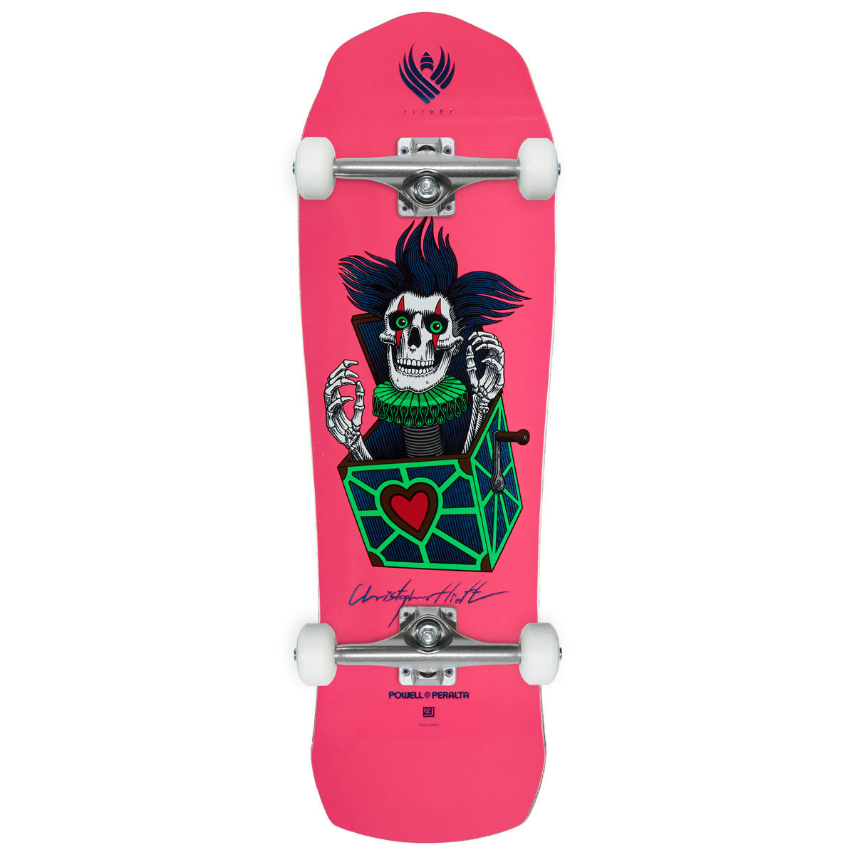 Powell-Peralta Flight Chris Hiett Skull Skateboard Complete - 9.50"