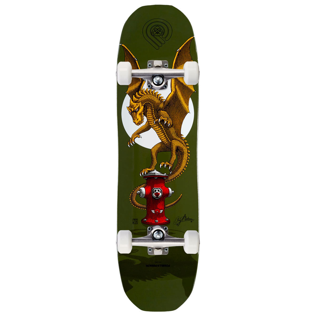 Powell-Peralta Andy Anderson Hydrant Power Lines Skateboard Complete - 8.25"