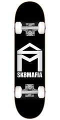 Sk8 Mafia House Logo Pre-Built Micro Skateboard Complete - Black - 6.00"
