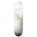 Plan B White Marble Gustavo Twin Skateboard Deck - 8.00"