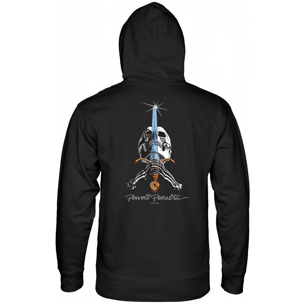 Powell-Peralta Skull And Sword Hoodie - Black