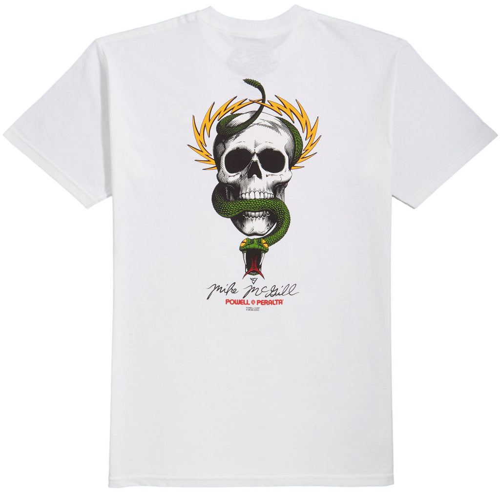 Powell-Peralta McGill Skull and Snake T-Shirt - White