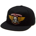 Powell-Peralta Winged Ripper Snapback Hat - Black