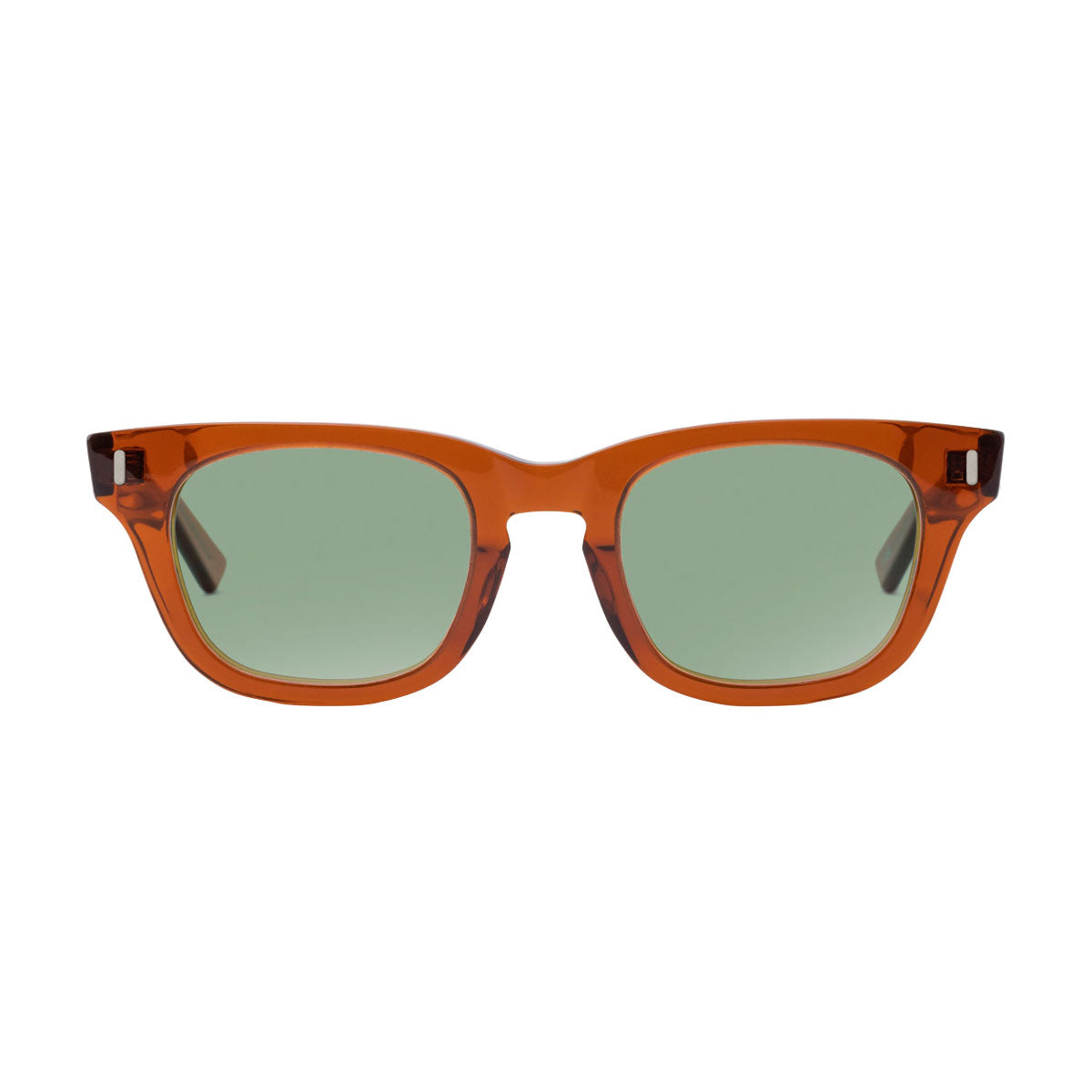 Decade Earl 50s Sunglasses - Coffee Acetate/Green CR39