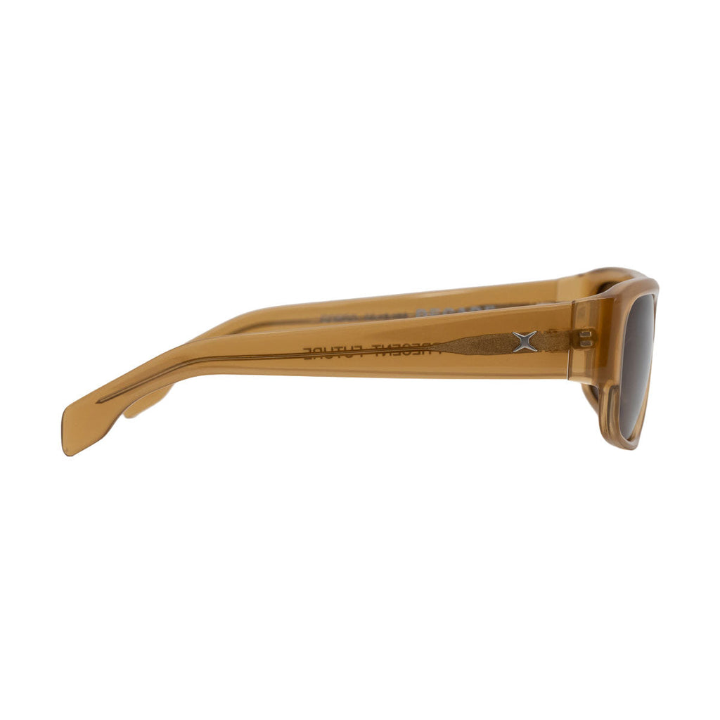Decade Gordo 80s Sunglasses - Light Brown Acetate/Light Brown CR39