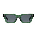 Decade Milton 60s Sunglasses - Crystal Green Acetate/Grey Tac Polarized