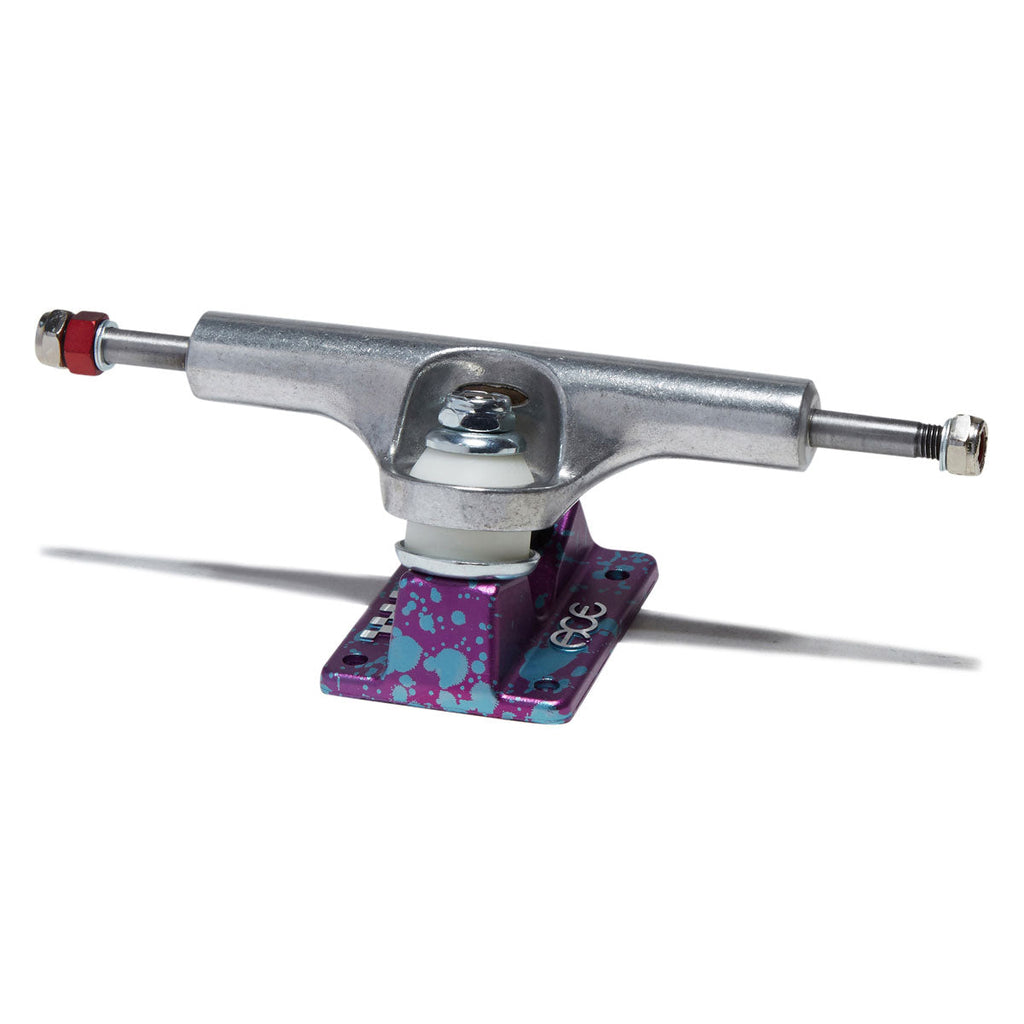 Ace AF1 Magenta Splatter Skateboard Trucks - Polished - 33