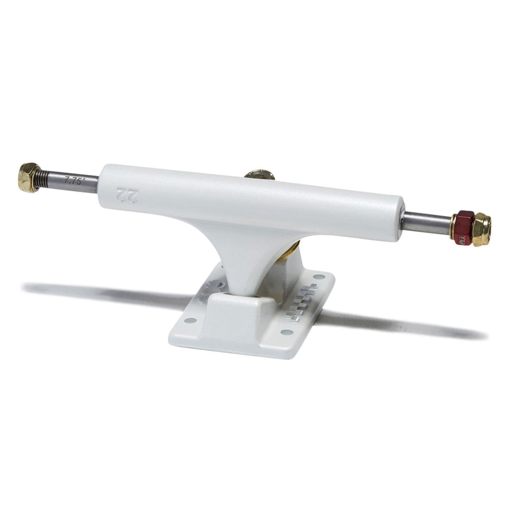 Ace AF1 Satin White Skateboard Trucks - Chrome - 22