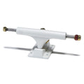 Ace AF1 Satin White Skateboard Trucks - Chrome - 22