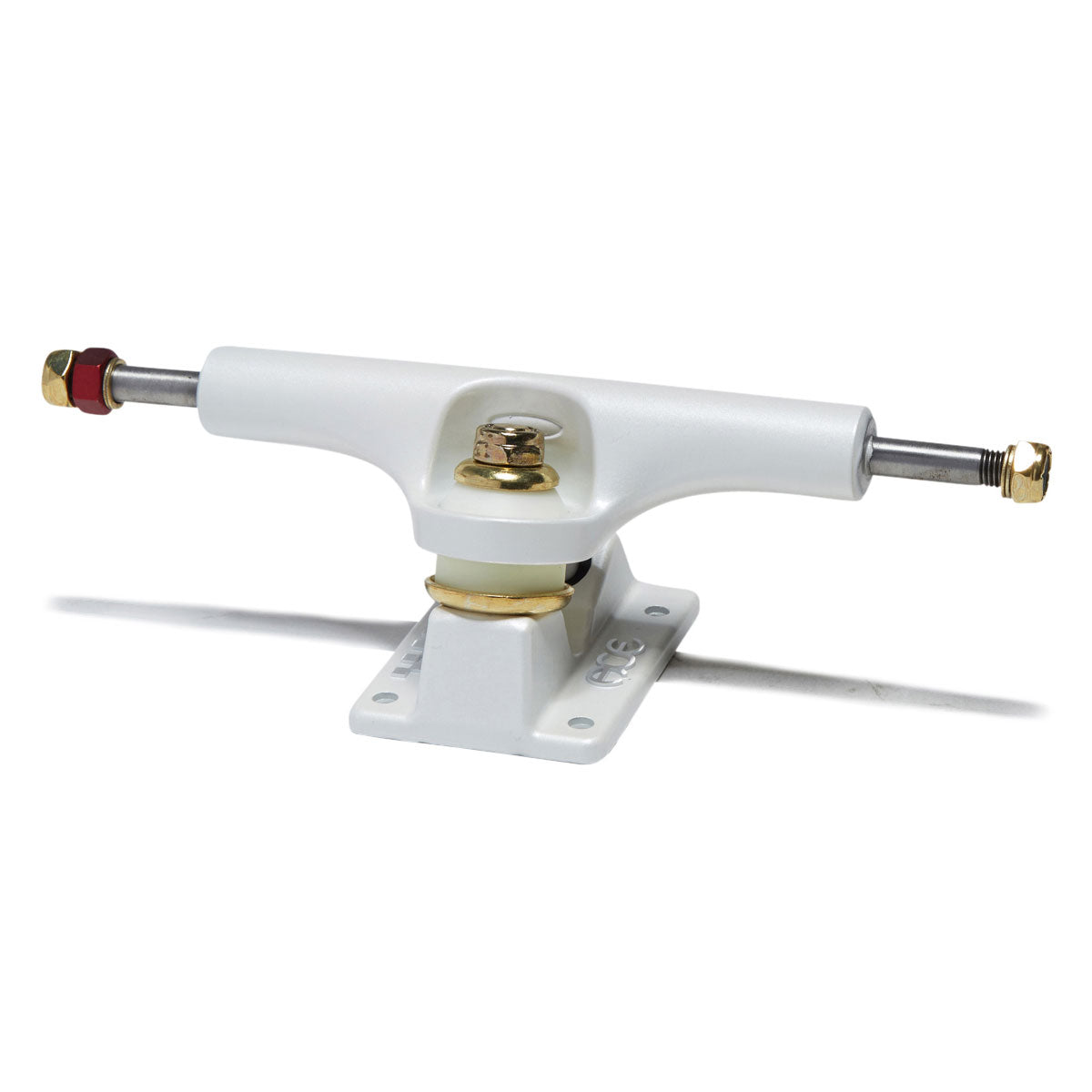 Ace AF1 Satin White Skateboard Trucks - Chrome - 44