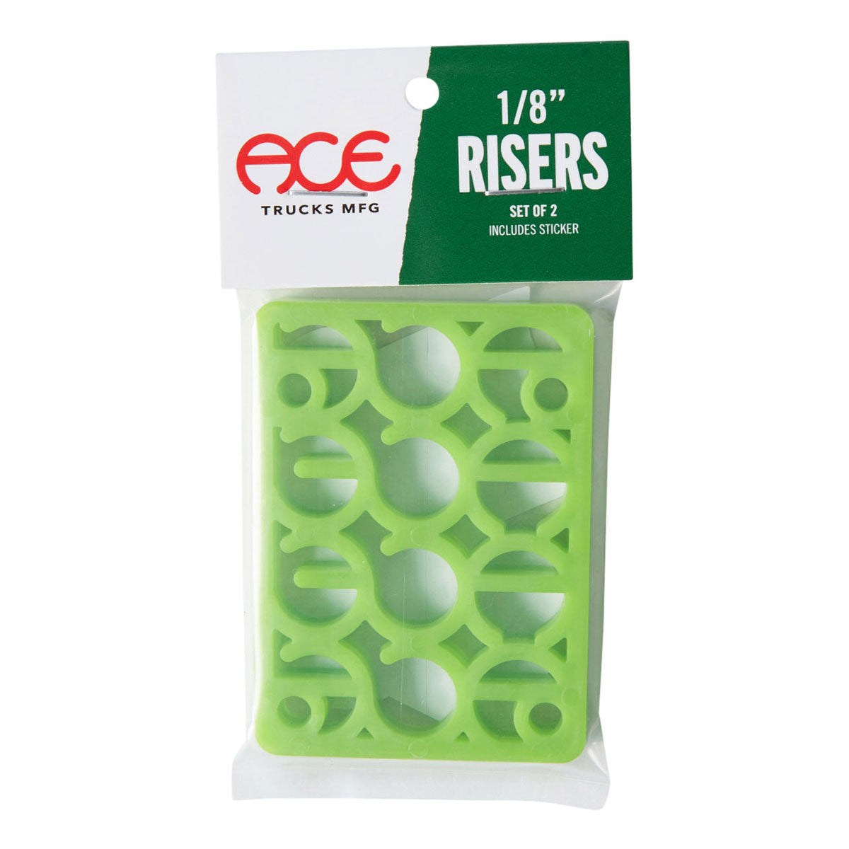 Ace Shims Risers - Green - 1/8"