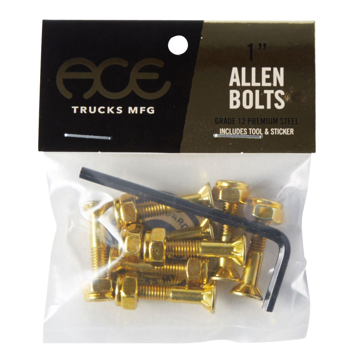 Ace Allen Bolts Hardware - Gold - 1"