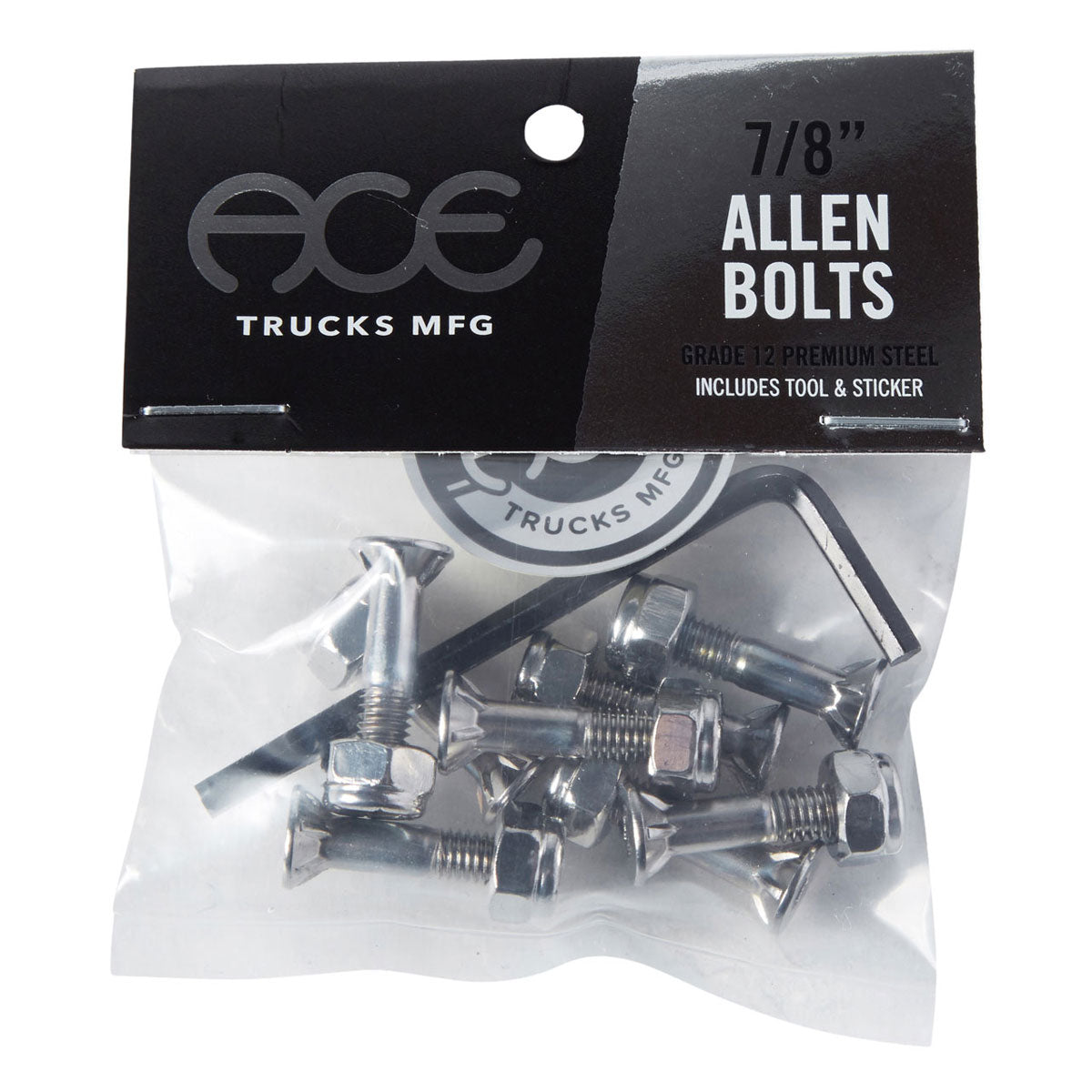 Ace Allen Bolts Hardware - Silver - 7/8"
