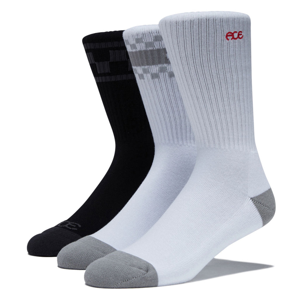 Ace 3 Pack Of Socks - White