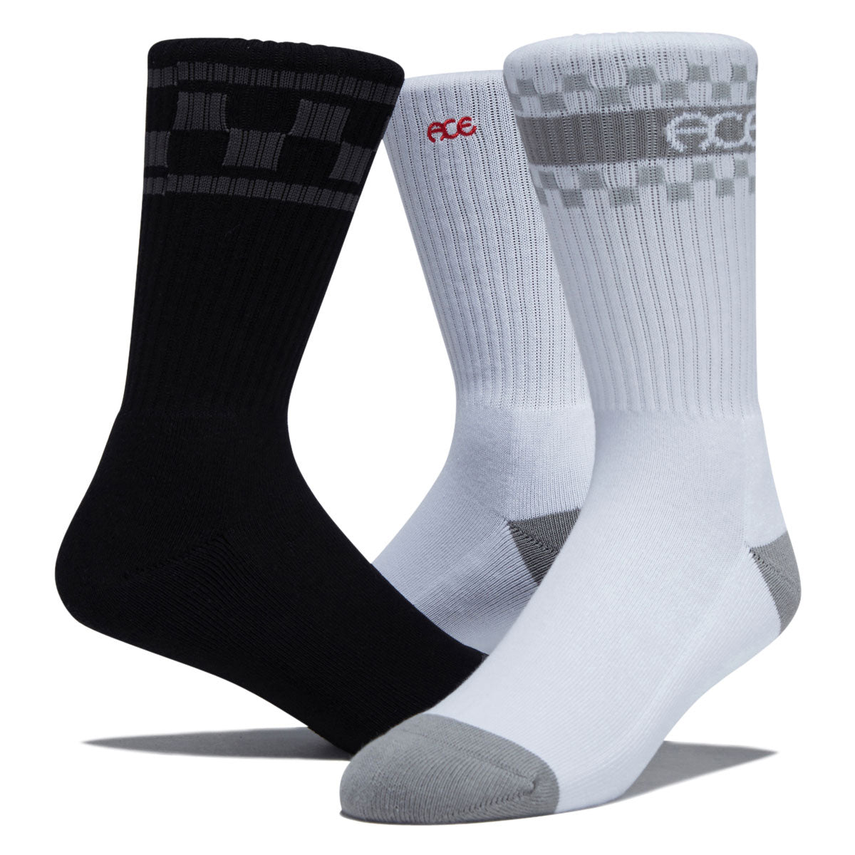 Ace 3 Pack Of Socks - White