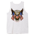 Dark Seas Land Of The Free Stock Tank Top - Heather Grey