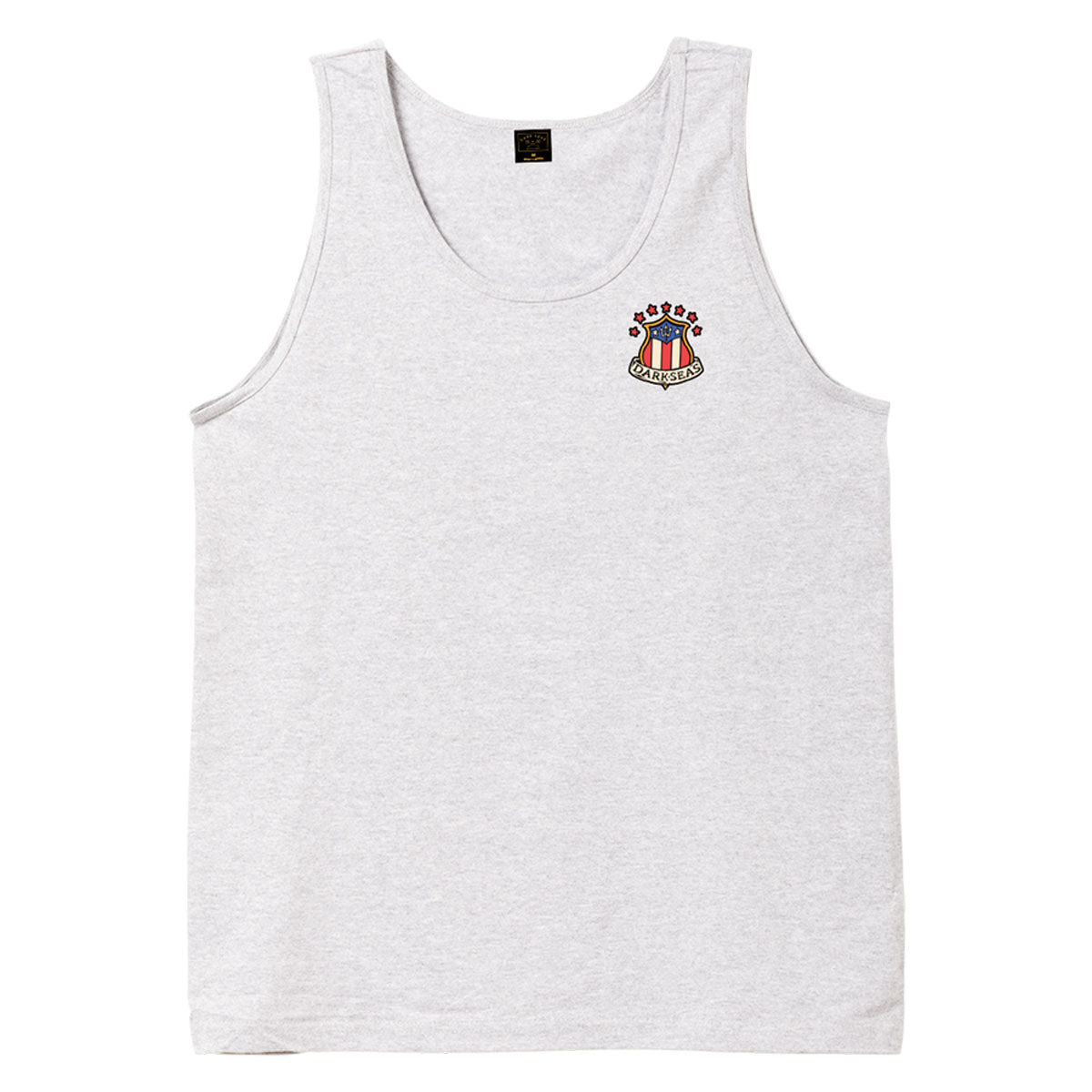 Dark Seas Land Of The Free Stock Tank Top - Heather Grey