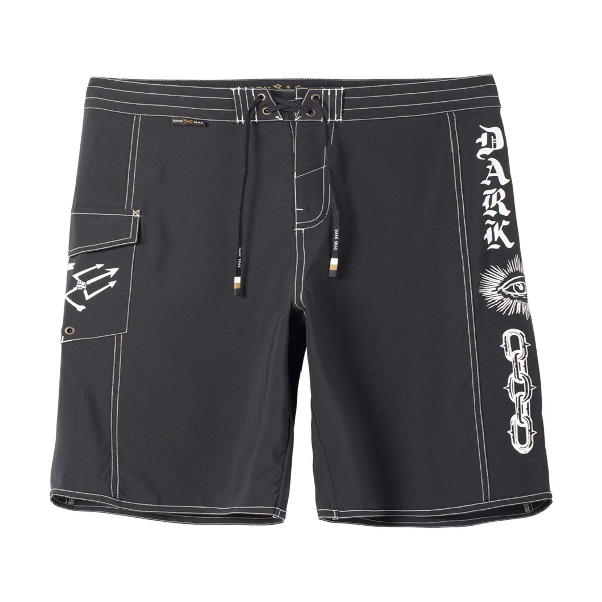 Dark Seas Windward Boardshorts - Black