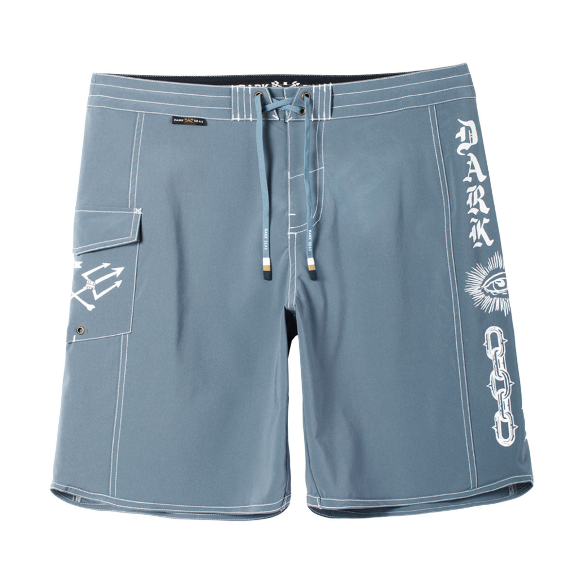 Dark Seas Windward Boardshorts - Storm