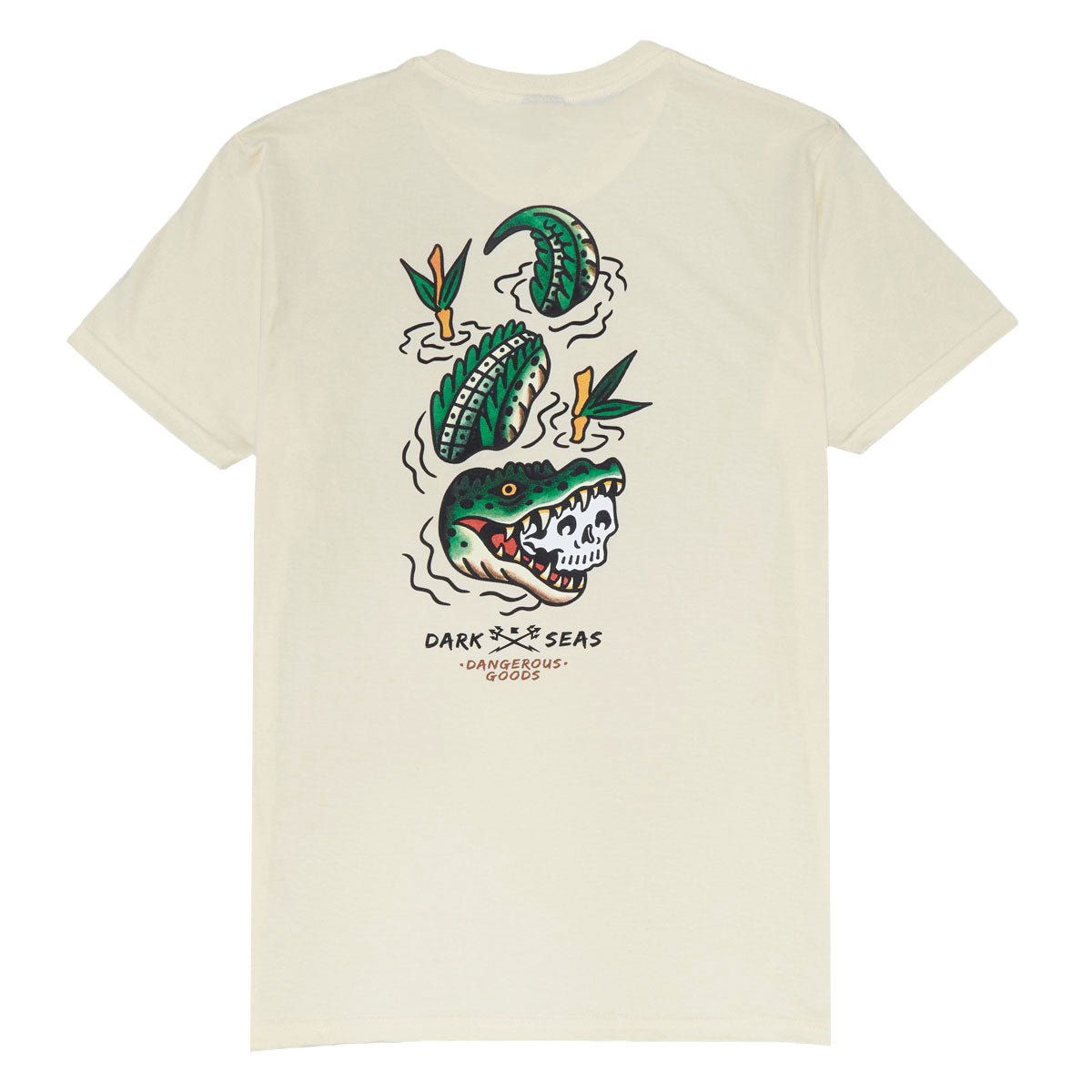 Dark Seas Bite First T-Shirt - Cream