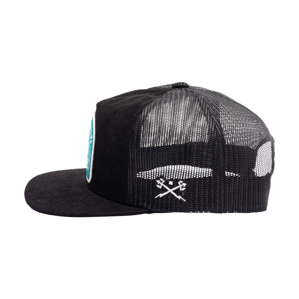 Dark Seas Metal Trucker Hat - Black