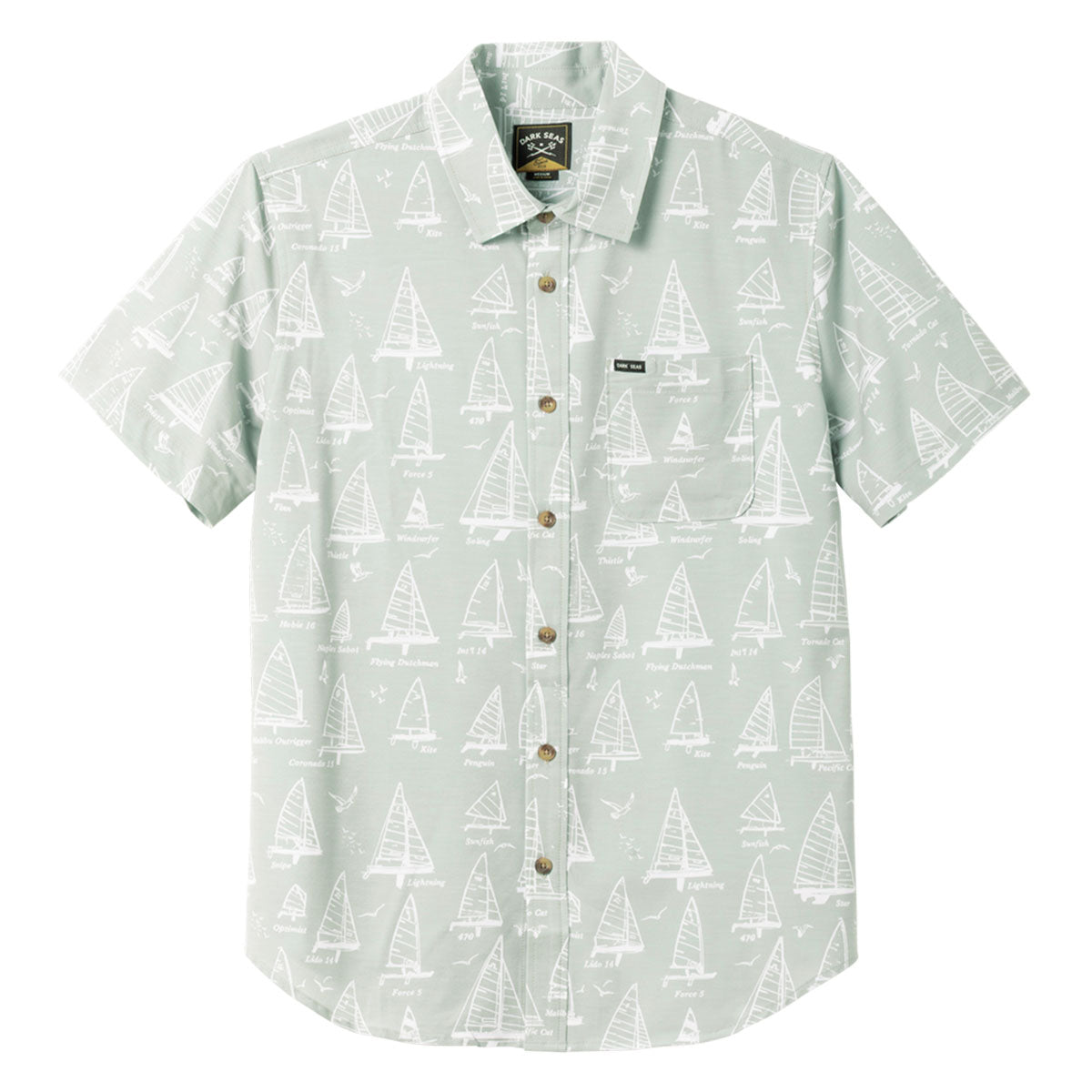Dark Seas Mainsail Shirt - Moss