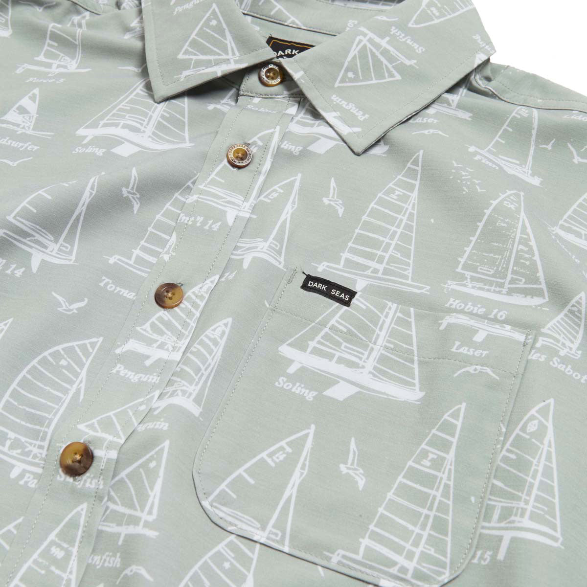Dark Seas Mainsail Shirt - Moss
