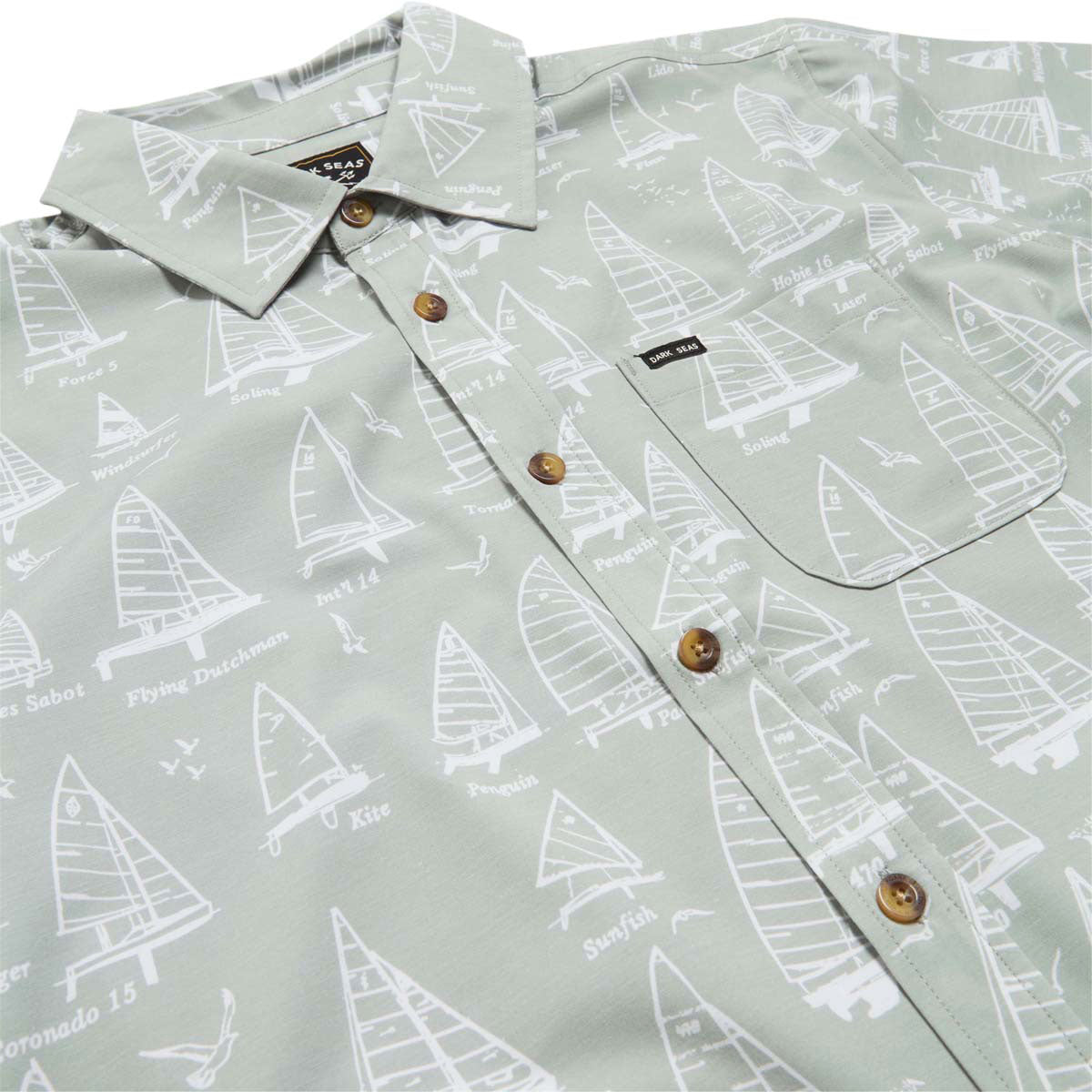 Dark Seas Mainsail Shirt - Moss