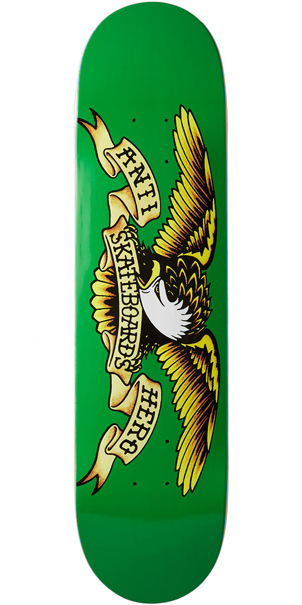 Anti-Hero Classic Eagle Skateboard Deck - Green - 7.81"