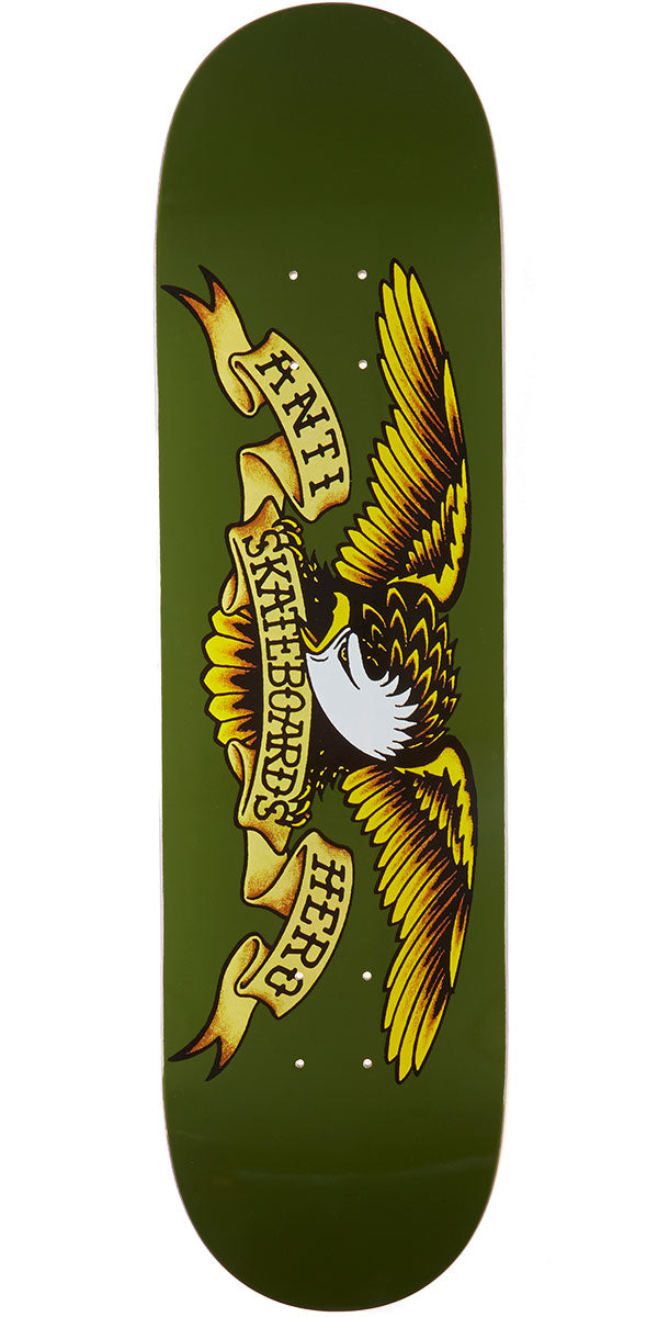 Anti-Hero Classic Eagle Skateboard Deck - Army - 8.38"