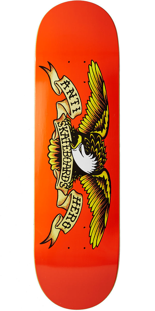 Anti-Hero Classic Eagle Skateboard Deck - Orange - 9.00"