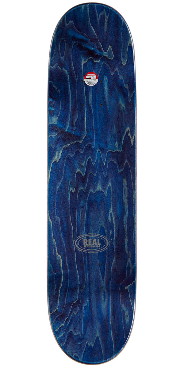 Real Team Classic Oval Skateboard Deck - Yellow - 8.06"