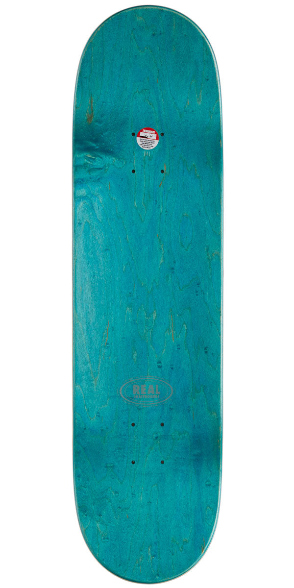 Real Team Classic Oval Skateboard Deck - Blue - 8.50"