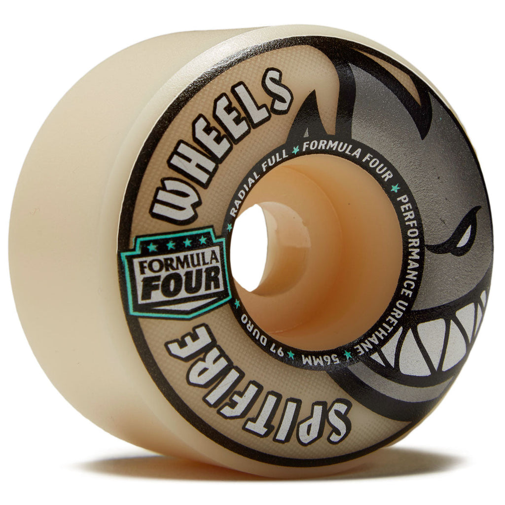 Spitfire F4 97 Radial Full Skateboard Wheels - Natural - 56mm