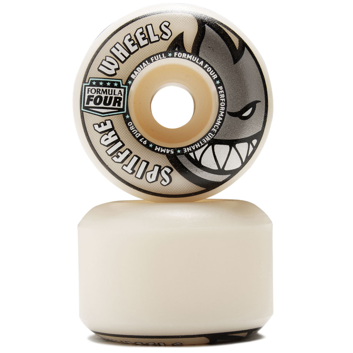 Spitfire F4 97 Radial Full Skateboard Wheels - Natural - 54mm