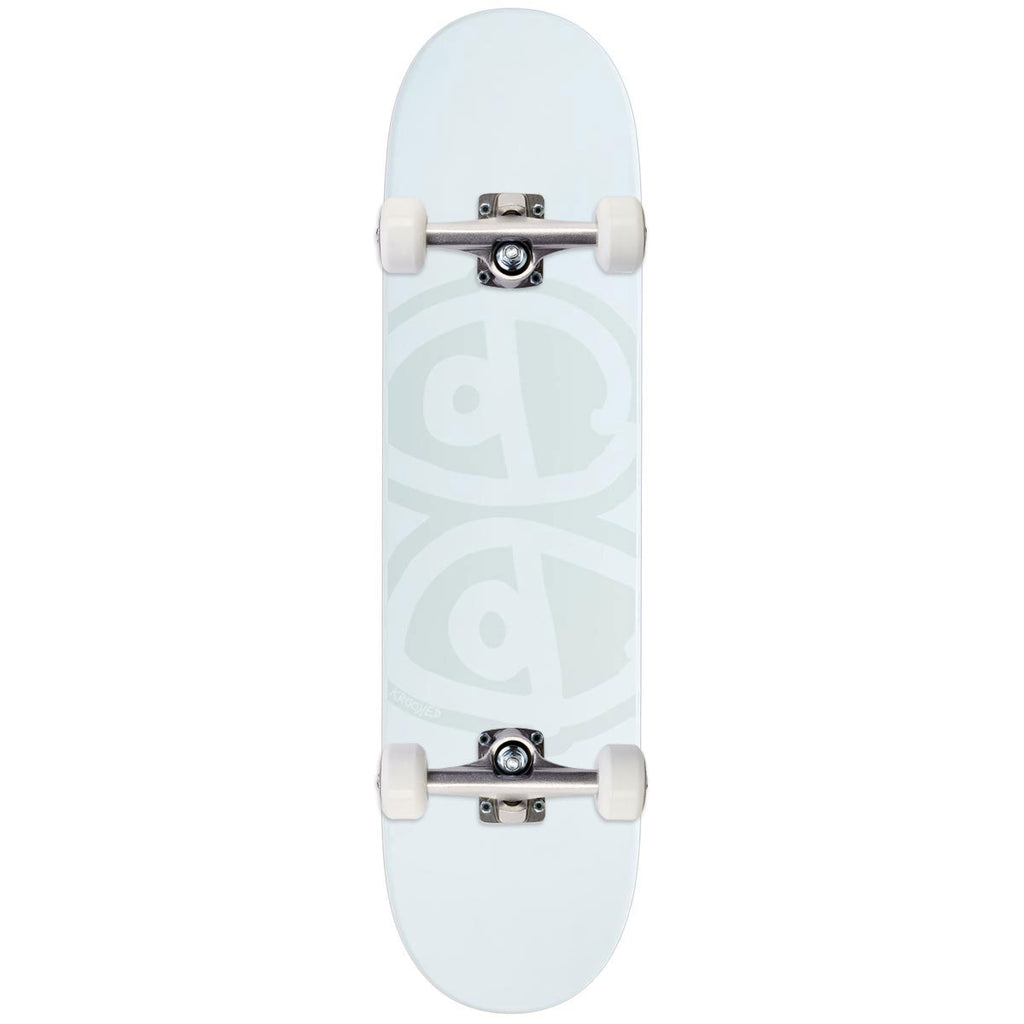 Krooked Eyes Skateboard Complete - White - 8.06"