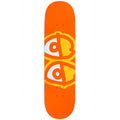 Krooked Eyes Skateboard Deck - Orange - 8.25"