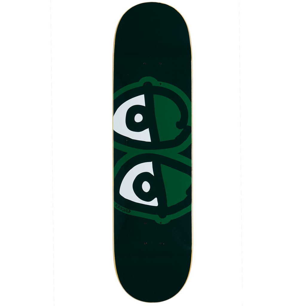 Krooked Eyes Easy Rider Skateboard Deck - Green - 8.25"
